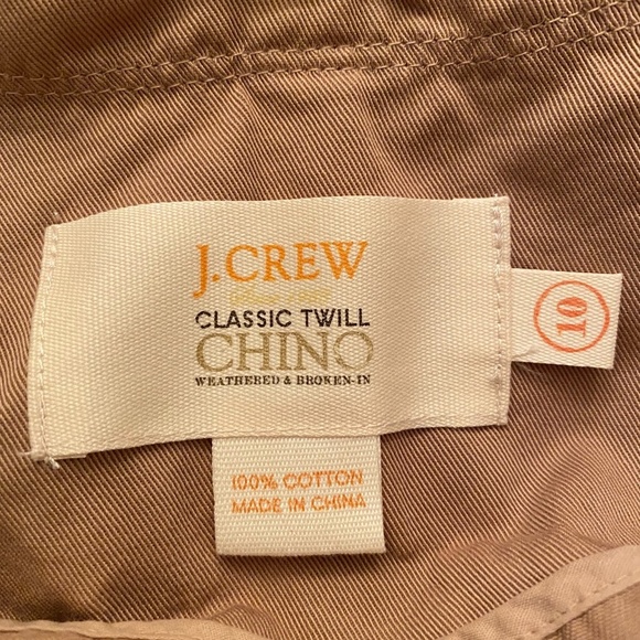 **J. CREW* Tan Classic Twill Chino Jacket Size 10 - Picture 6 of 6